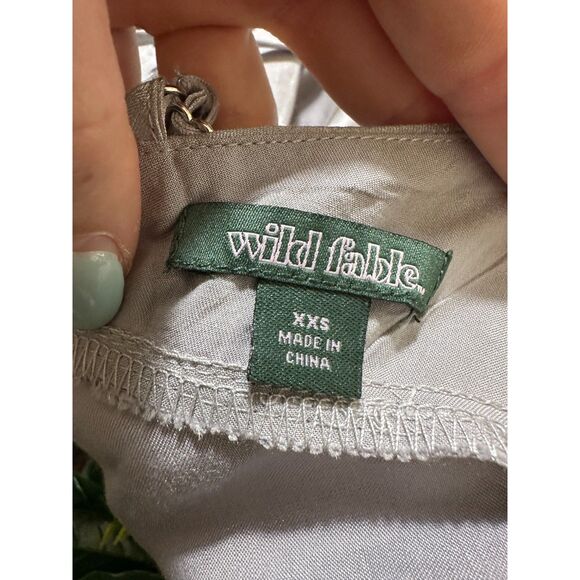 Wild Fable Women's Iridescent Maxi Slip Dress Gray Sz XXS - Picture 6 of 6